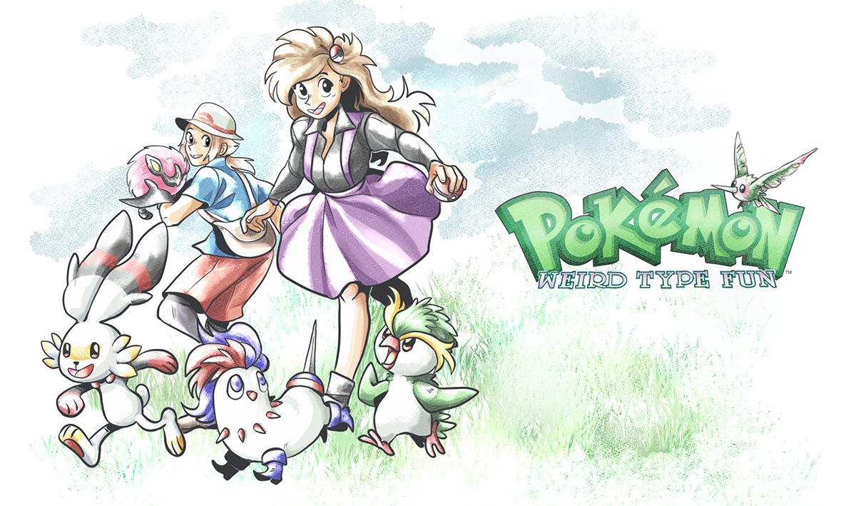 Pokemon Weird Type Fun background