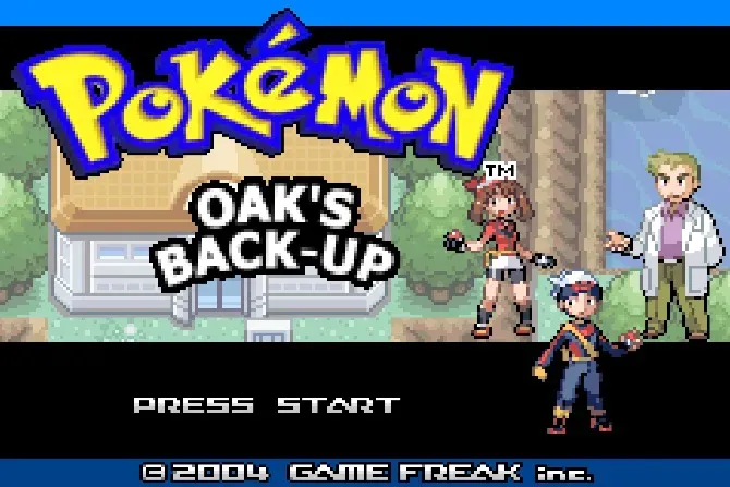 Capa de Pokémon Professor Oaks Backup